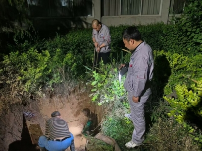 查漏點 除隱患—錦陽電廠開展消防水管道搶修工作