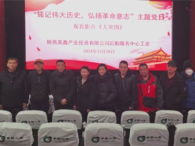 傳承紅色基因  弘揚(yáng)民族精神——后勤中心組織職工觀看紅色影片