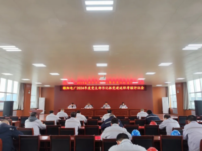 錦陽電廠召開2024年度黨支部書記抓黨建述職考核評(píng)議會(huì)